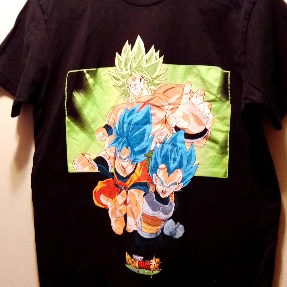 Dragon ball black t-shirt.